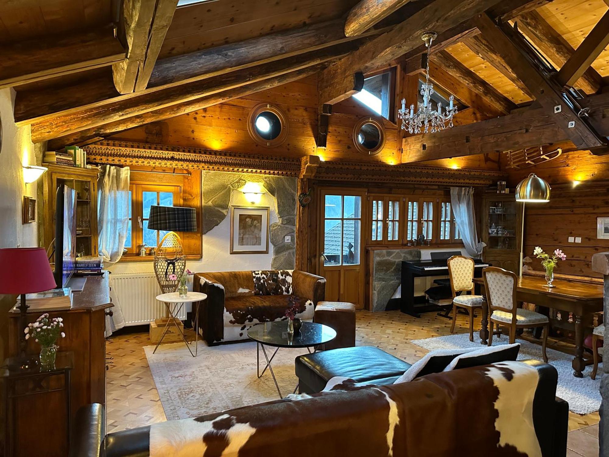 Chalet Rayon De Soleil Gryon Villars Phòng bức ảnh