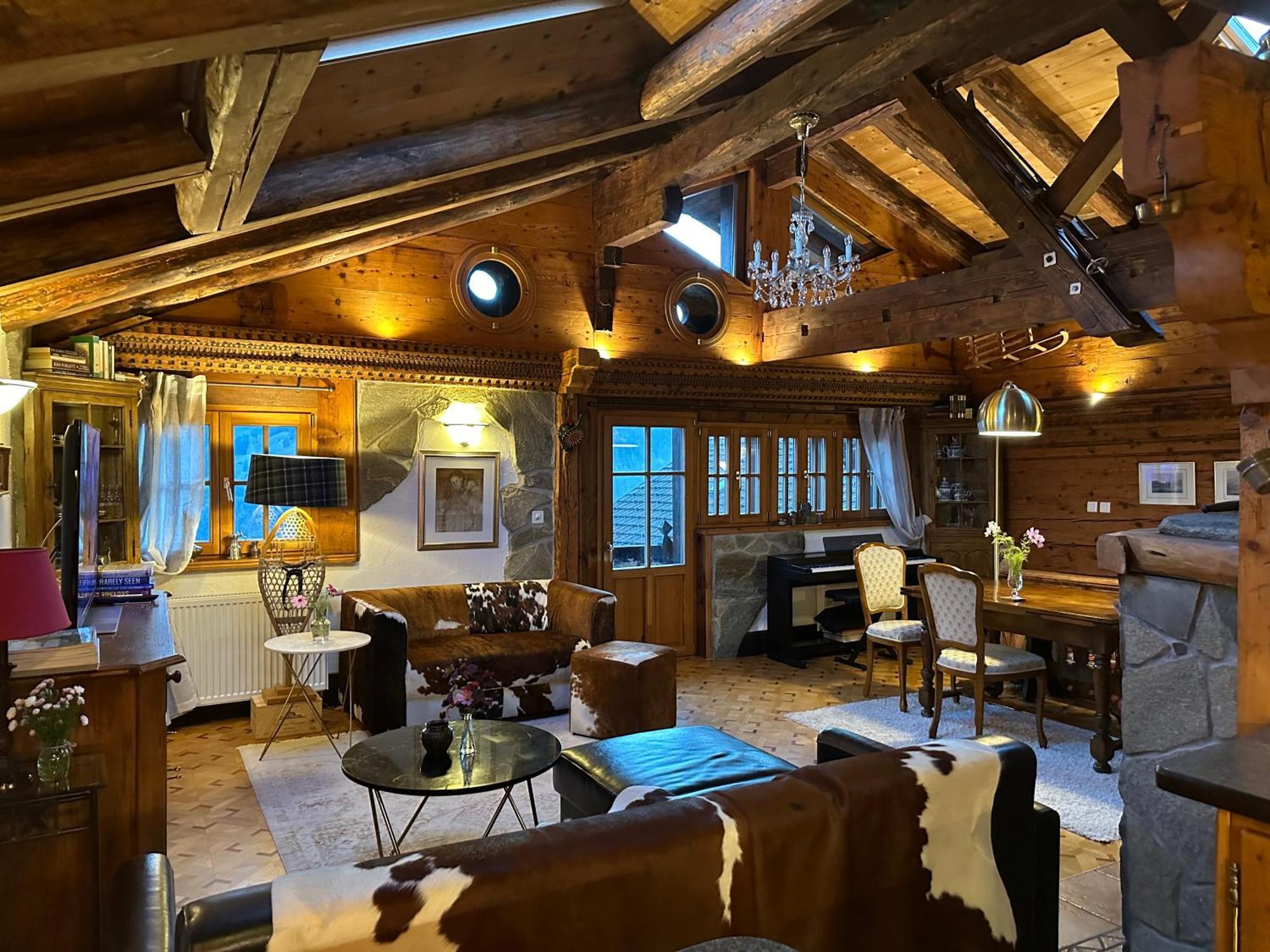 Chalet Rayon De Soleil Gryon Villars Phòng bức ảnh